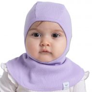 Cagula copii reglabila din bumbac certificat, Kidizi light purple 4-18 luni
