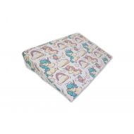 Perna antireflux cu husa detasabila bumbac 40x59 cm Kidizi Beige Unicorn