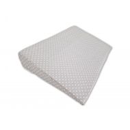 Perna antireflux cu husa detasabila bumbac 40x59 cm Kidizi Grey Dots