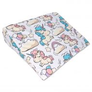 Perna antireflux cu husa bumbac detasabila 30x38 cm Kidizi Beige Unicorn