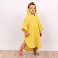 Prosop plaja - Poncho copii din muselina absorbanta Kidizi Curry 3-6 ani