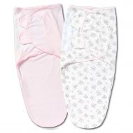 Set 2 sisteme de infasat reglabil din bumbac 0-3 luni Kidizi Pink Koala, 0.5 TOG