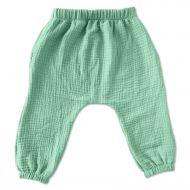 Pantaloni lungi copii din muselina tip salvari Kidizi Sima mint 2-3 ani