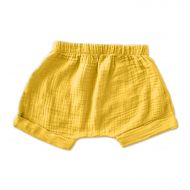 Pantaloni scurti din muselina dubla Kidizi Zuma 3-6 luni curry