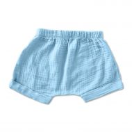 Pantaloni scurti din muselina dubla Kidizi Zuma 1-2 ani sky