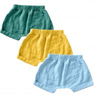 Set 3 pantaloni scurti din muselina dubla Kidizi Zuma 1-2 ani