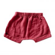 Pantaloni scurti din muselina dubla Kidizi Zuma 1-2 ani chilli