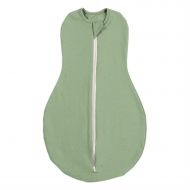 Sistem de infasat cu fermoar dublu Kidizi SnugPod Green S, pentru nou-nascuti  2.6-5 kg, 0.5 tog