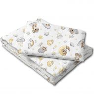 Lenjerie patut cosleeper 90x50 cm Kidizi Koala, include cearceaf, perna si pilota