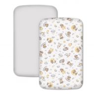 Set 2 cearceafuri din bumbac cu elastic roata pentru patut cosleeper 90x50 cm Kidizi, Koala Dreams