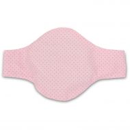 Centura anticolici reglabila Slim Kidizi Pink Dots, include pernuta samburi cirese detasabila