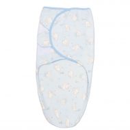 Sistem de infasat reglabil 0-3 luni din bumbac Kidizi Elefun blue, 0.5 TOG