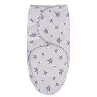 Sistem de infasat reglabil 0-3 luni din bumbac Kidizi Galaxy Grey, 0.5 TOG