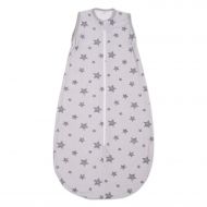 Sac dormit copii de vara 0-18 luni Kidizi Galaxy Grey, 80 cm, 0.5 tog