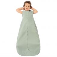 Sac de dormit de vara pentru copii din muselina dubla 18-36 luni Kidizi mint, bumbac 100%, 0.3 tog
