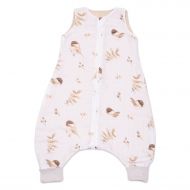 Sac de dormit cu picioare de vara din muselina 6-18 luni Kidizi Birdy, 0.5 tog