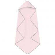 Prosop bebelus cu gluga din muselina patru straturi  80x80 cm Kidizi Light pink, 100% bumbac delicat si absorbant