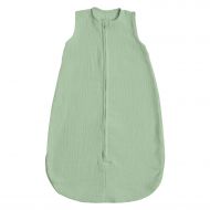 Sac de dormit de vara pentru copii din muselina dubla 0-6 luni Kidizi mint, bumbac 100%, 0.3 tog