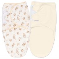 Set 2 sisteme de infasat reglabil din bumbac 0-3 luni Kidizi Orso, 100% bumbac, 0.5 TOG