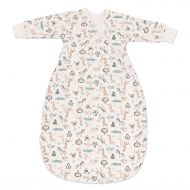 Sac de dormit cu maneci din bumbac flausat Kidizi Safari,12-18  luni,  1 tog