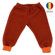 Pantaloni grosi din lana fleece pentru copii Kidizi Terracotta 2-3 ani