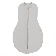 Sistem de infasat cu fermoar dublu Kidizi SnugPod Grey M, pentru bebelusi cu greutate de 3.8-7 kg, 0.5 tog