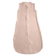 Sac de dormit de vara pentru copii din muselina dubla 3-18 luni Kidizi natur, bumbac 100%, 0.3 tog